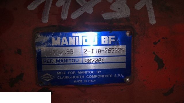 Manitou - Clark Hurth Spicer Dana - Most Napędowy