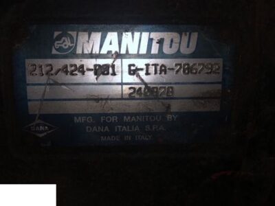 Manitou - Clark Hurth Spicer Dana - Most Napędowy