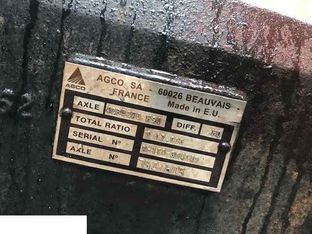 Massey Ferguson 6495 - Zwolnica