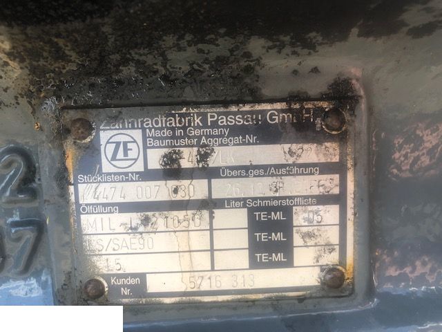 Most napędowy ZF AP-415/LK - Zwolnica Wkład Mostu