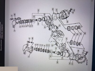 John Deere 2320 2720 4100 4110 - Most Przedni