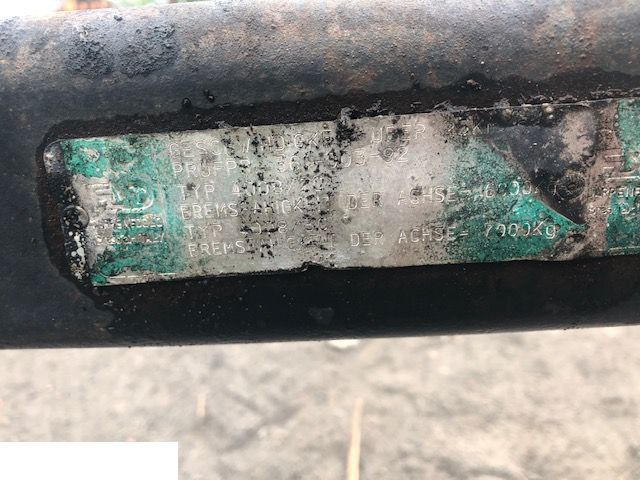 Oś FAD typ: 4008 - Welger [CZĘŚCI]