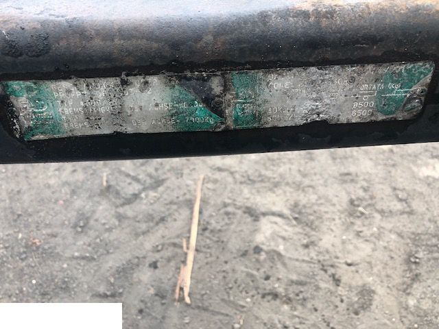 Oś FAD typ: 4008 - Welger [CZĘŚCI]