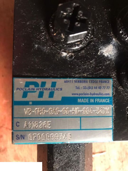 Pompa Hydrauliczna Poclain A11826E VB-0B0-0A0-00-H0-004-347X