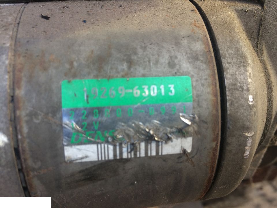 Rozrusznik denso 19269 Kubota d277