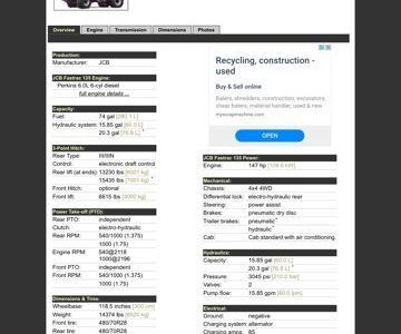 Silnik perkins 6.0l 6l perkins 1000-6 Fastrack [CZĘŚCI]