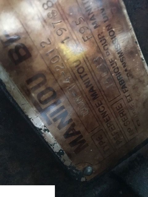 Skrzynia Manitou - com t4 2012 [CZĘŚCI/PARTS]