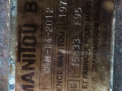 Skrzynia Manitou - Części Com-T4-2012