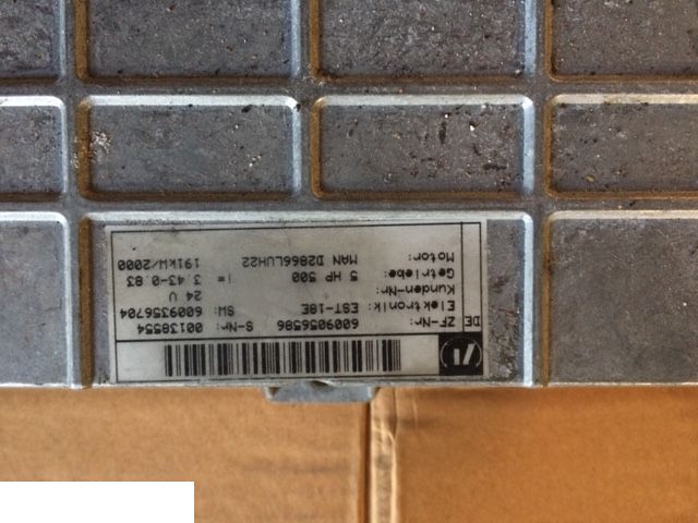 Sterownik skrzyni biegów zf 5 hp 500 , zf EST-18E