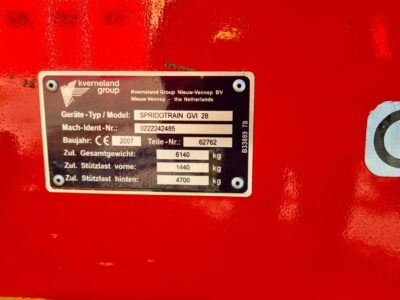 Opryskiwacz Rau Ikarus 30 Kverneland