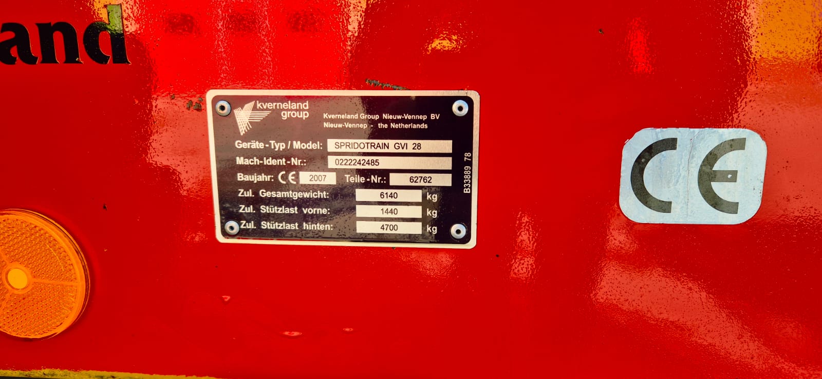 Opryskiwacz Rau Ikarus 30 Kverneland