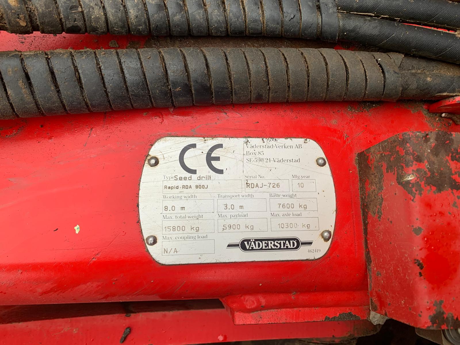 Siewnik Vaderstadt Rapid RDA 800J