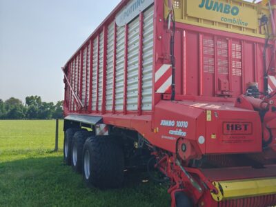 Pöttinger JUMBO 10010 | 2014 | ISOBUS | skrętne osie | stan bdb