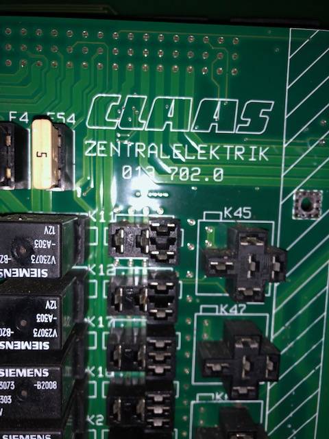 Claas Lexion - Płyta Bezpieczników Claas 013703.0 [GWARANCJA]