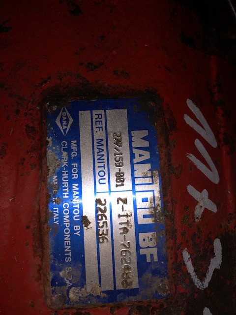 Clark Hurth - Atak + Talerz 11/31 - Dyferencjał Manitou 1233s