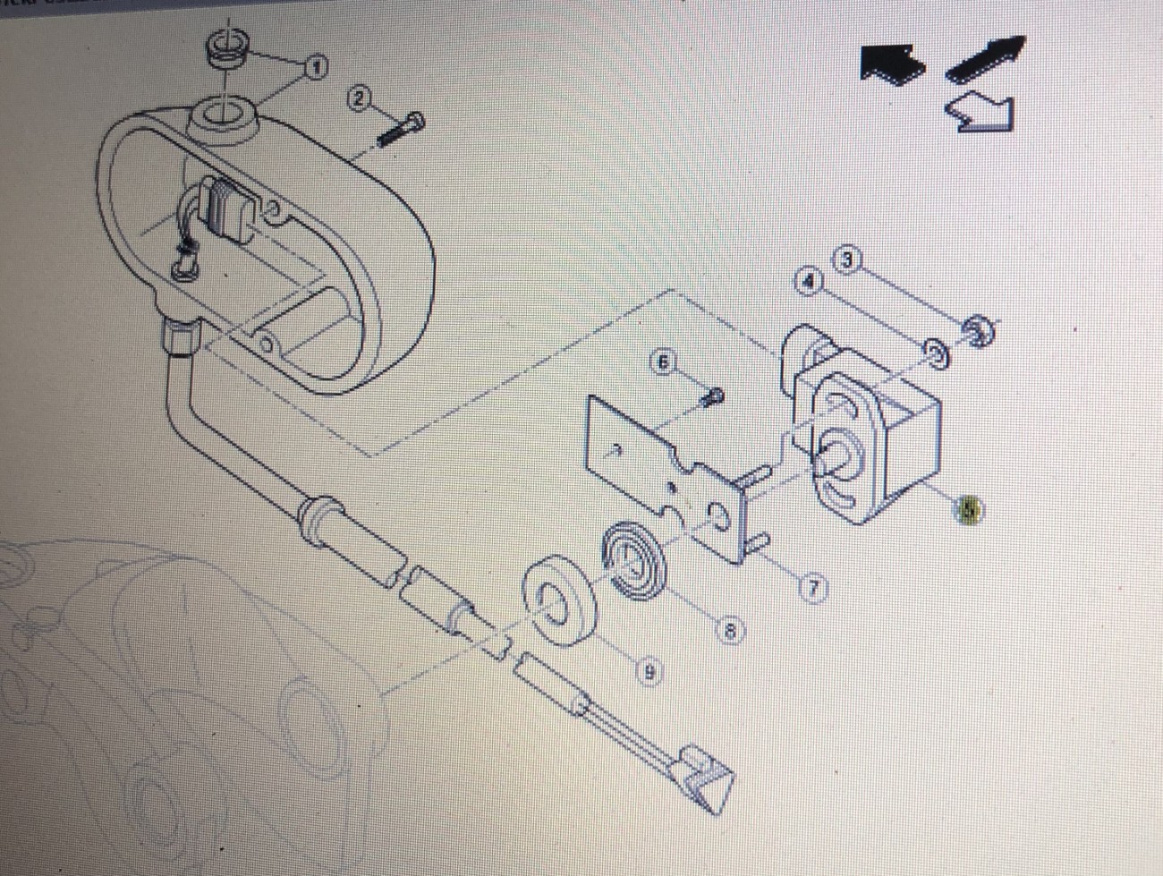 Czujnik Przedniej Osi Napędowej - Class Arion 600 [0011355030]