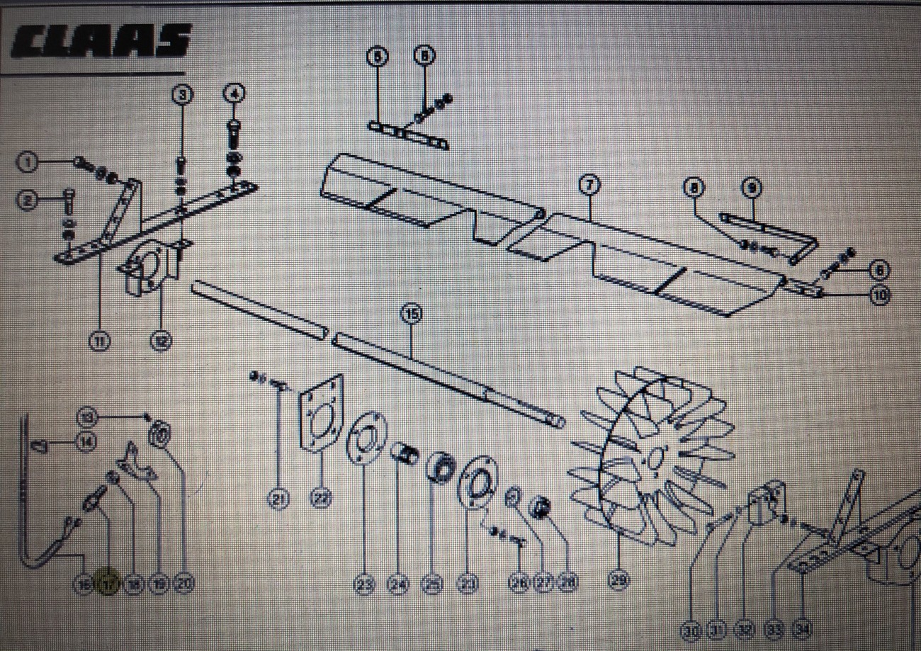 Czujnik zmiany obrotów Class Mega 370-340 Nr kat. 000 676 835 0 Nr kat. 000 676 835 0