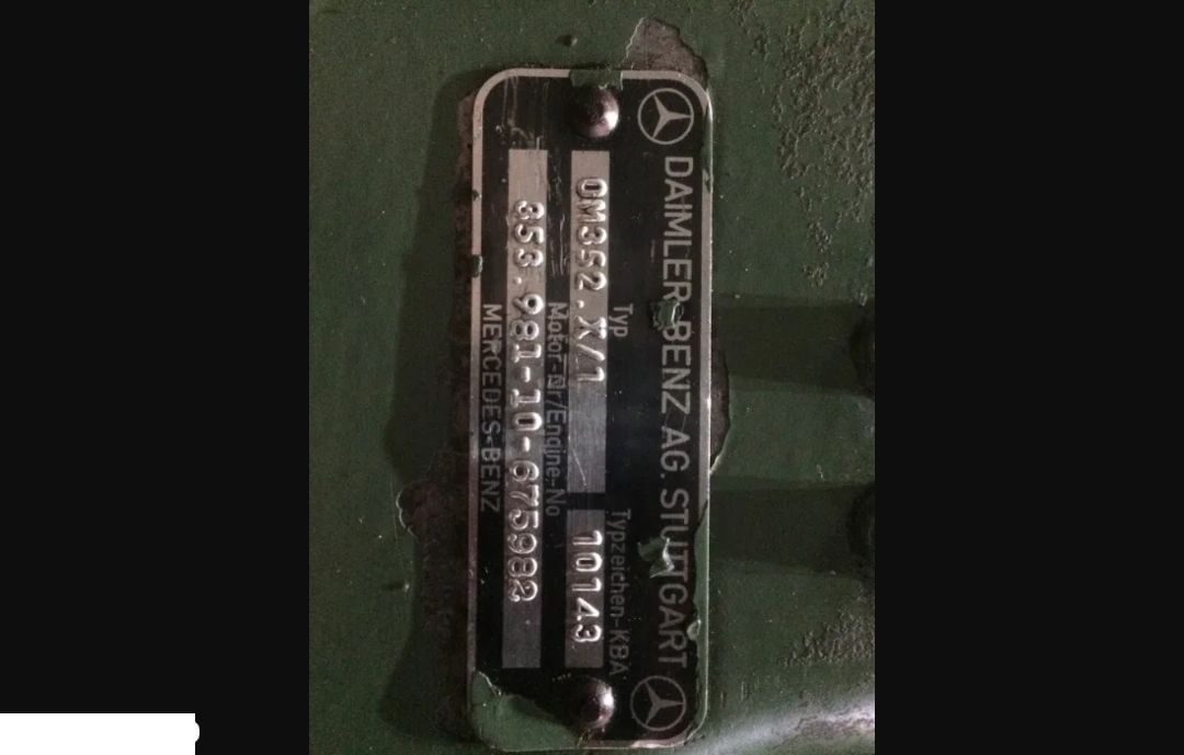 Dominator 78 SL - Silnik Mercedes OM 352