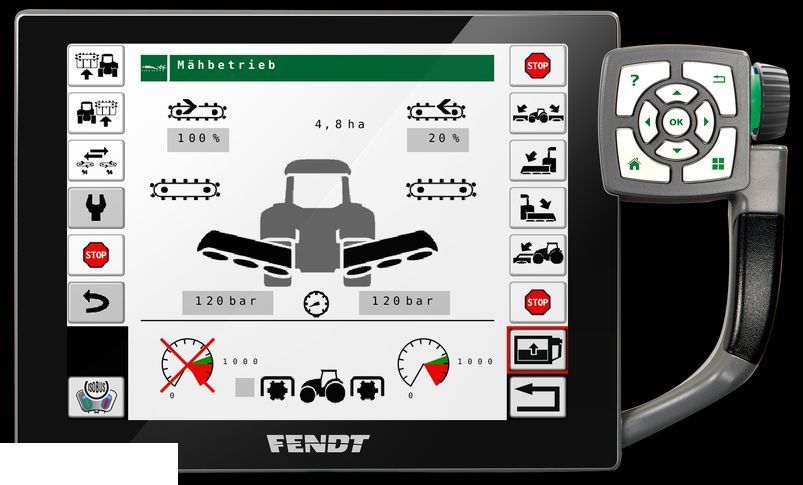 Fendt Varioterminal Isobus - Fendt Smart Farming Monitor - Wyświetlacza