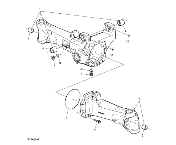 John Deere 7530 Premium - Obudowa AL175806
