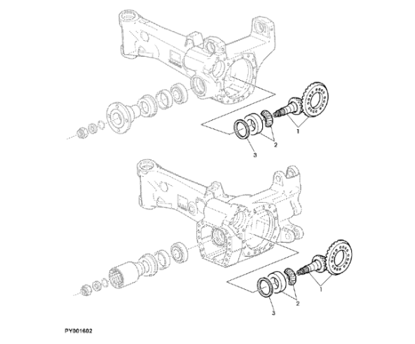 John Deere 7530 Premium - Przekładnia zębata stoźkowa AL175762