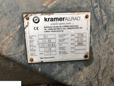 Kramer Allrad 280 341-02 Radlader - Części - Zwrotnica