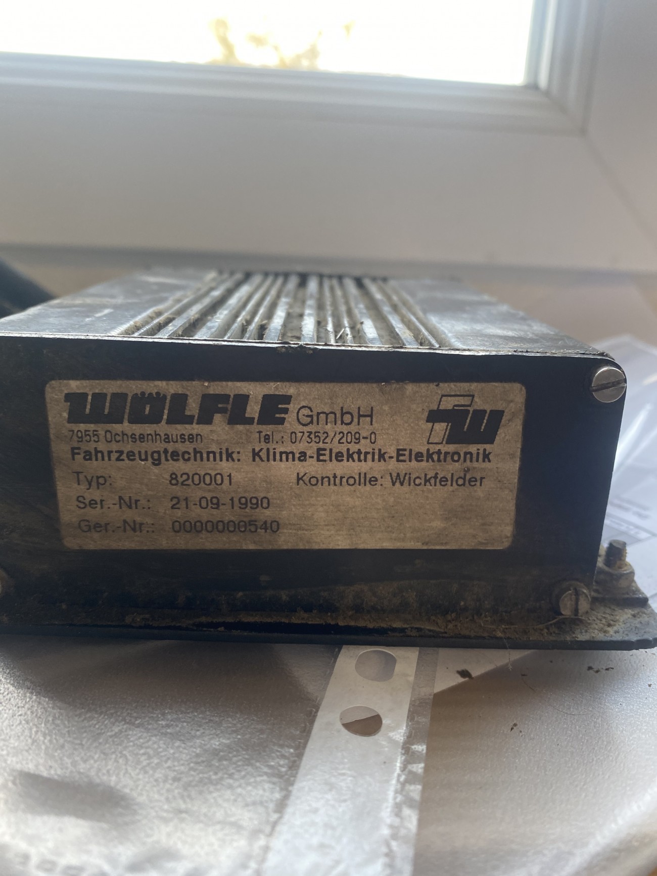 Liebherr 506 - Sterownik Klimatyzacji - TYP: 820001