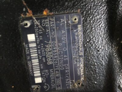 Matbro tr 250 - Pompa Hydrauliki Rexroth