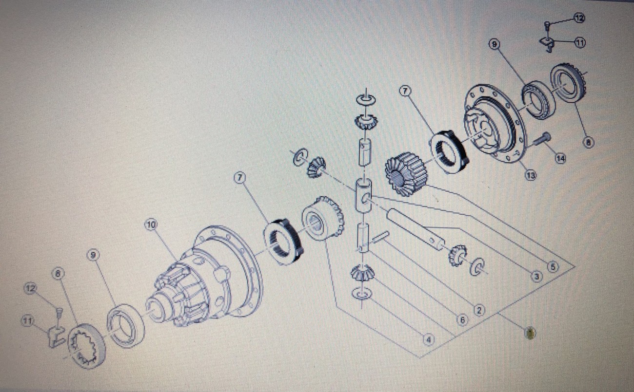 Mechanizm Róźnicowy Claas Arion Seria 600