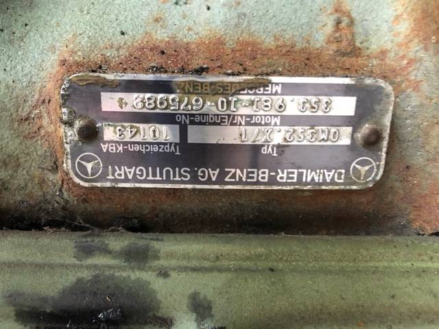 Mercedes om 352 - Koło Zamachowe