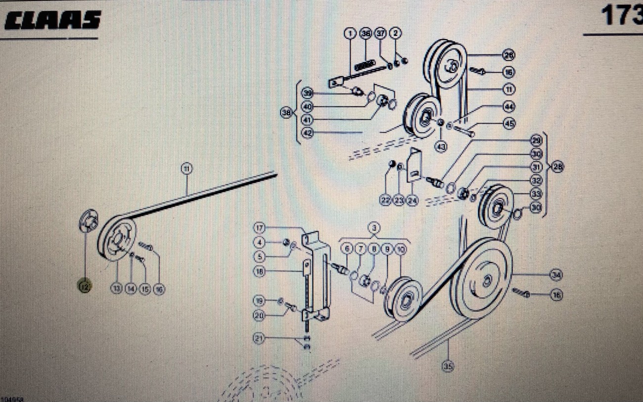 Piasta Claas Mega 370-340 Nr kat. 000 629 724 0 Nr kat. 000 629 724 0