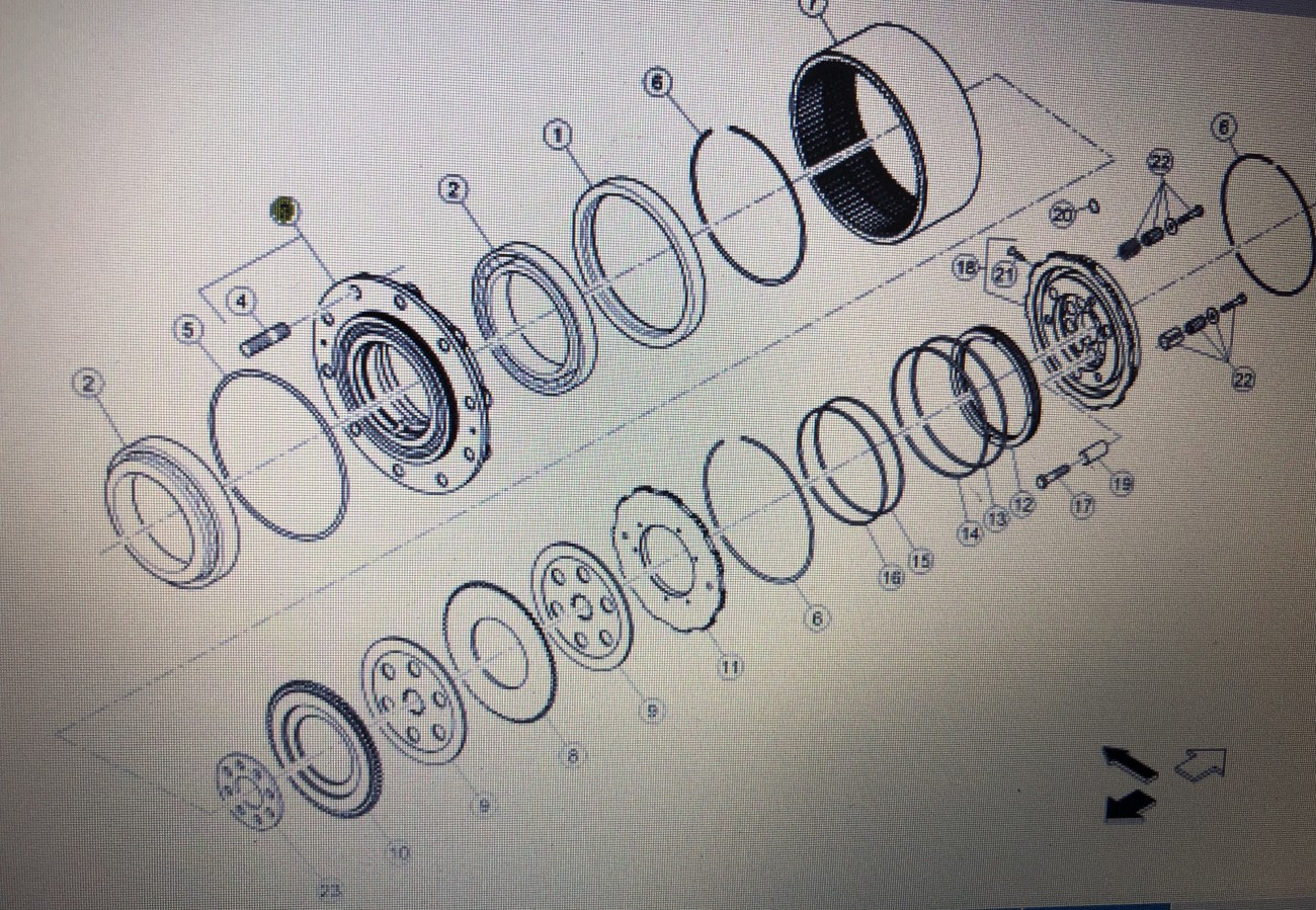 Piasta Koła - Claas Arion [0011469060] Nr kat. 0011469060 Nr kat. 0011469060