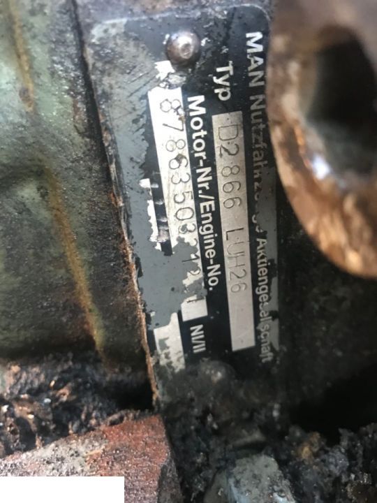 Silnik Man D2866 - Części - Wał Głowica Blok