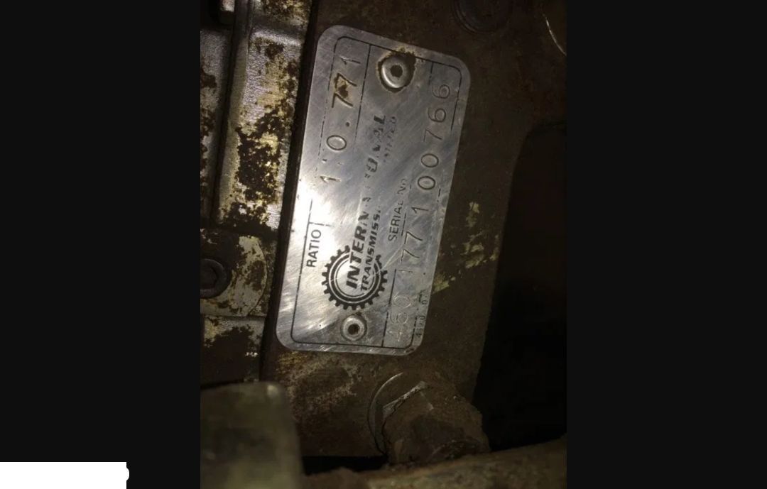 Skrzynia international transmissions limited RATIO 1:0 771