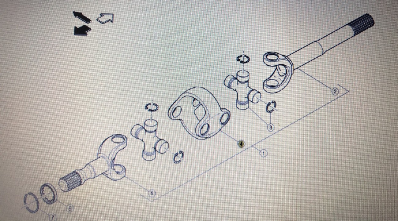 Szczęka Wału Przegubowego Claas Arion Seria 600