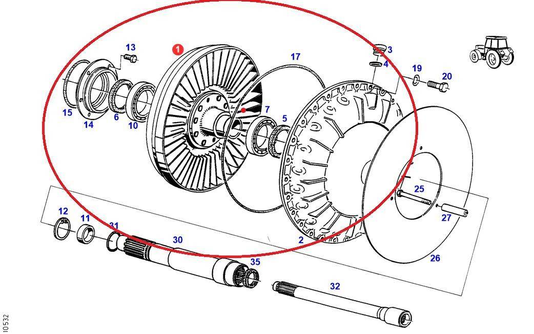 Turbo Sprzęgło Fendt