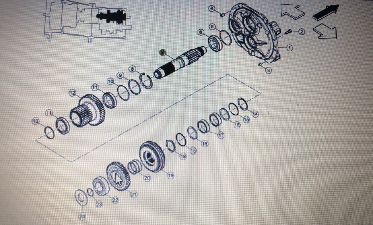 Wałek Podajnika Zboźowego Claas Arion seria 600