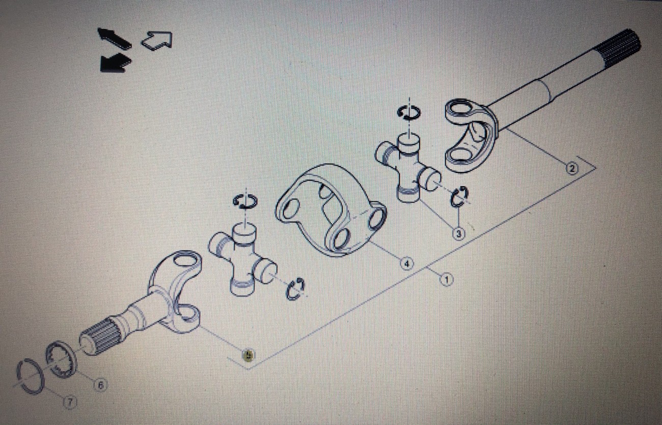 Wałek Podajnika Zboźowego Class Arion Seria 600