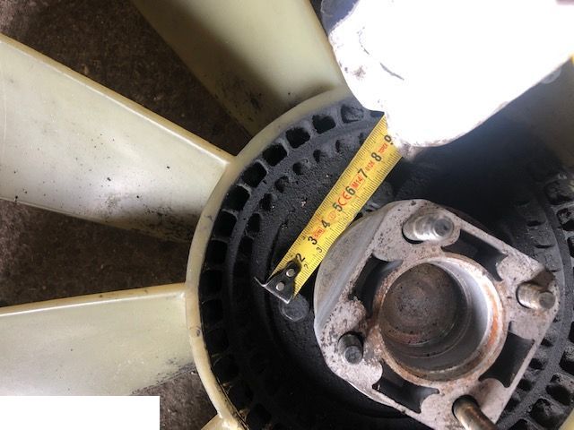 Wentylator Wiskoza JCB Fastrack Perkins 1006