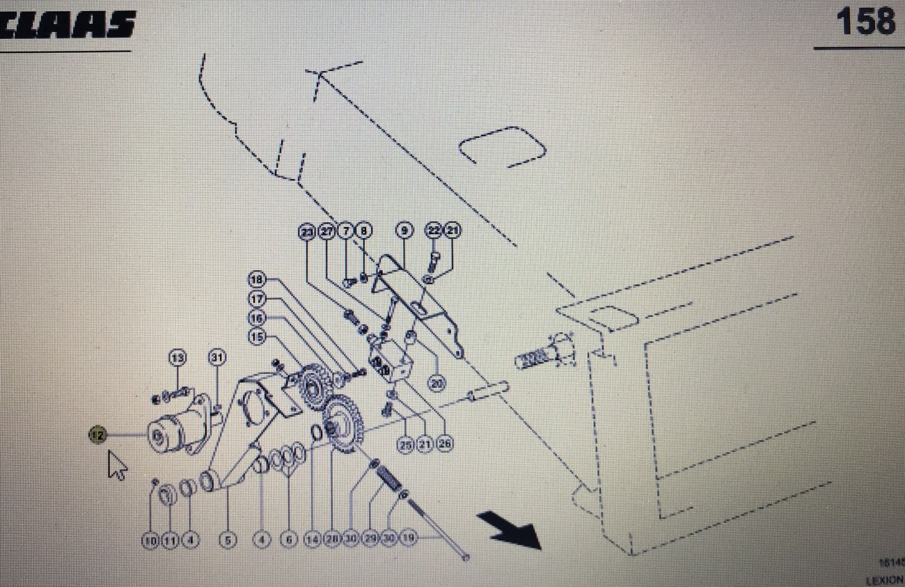 00 0074 318 2/silnik hydrauliczny/Claas Lexion 580 780-770 670/Tucano 330-320 450-440 340