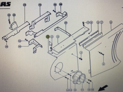 00 0517 619 0/00 0517 727 0/00 0517 620 0/Claas Lexion osłony/Claas Lexion 580 530-510 570 560-540