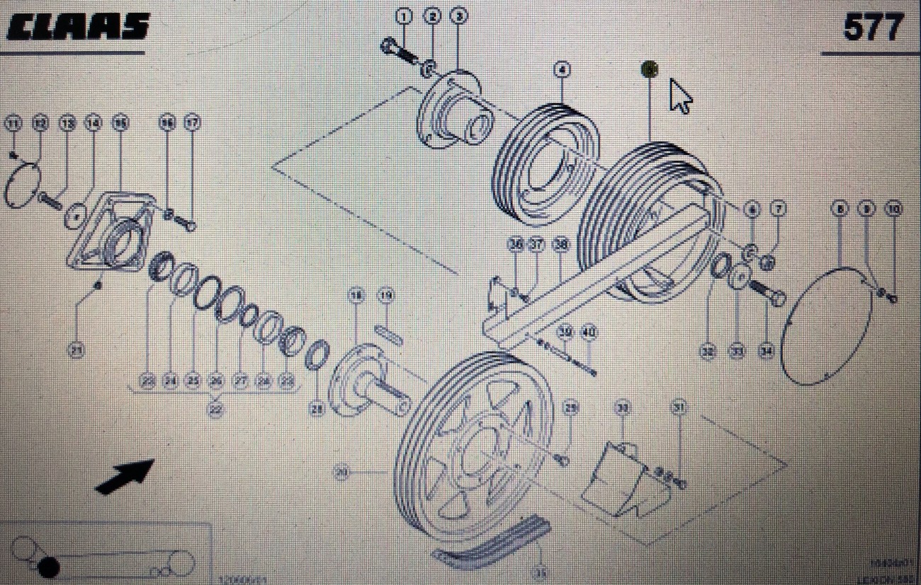 00 0667 426 0/Claas piasta zaciskająca/Claas Lexion 580 670 750-730 770-760 465 530-510 600