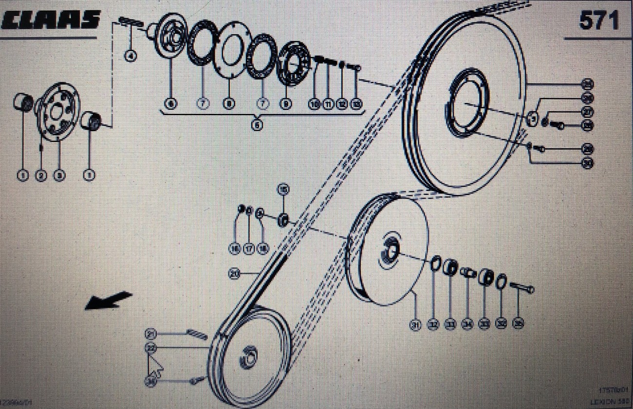 00 0667 426 0/piasta zaciskająca/Lexion 580 670 750-730 770-760 465 530-510 600