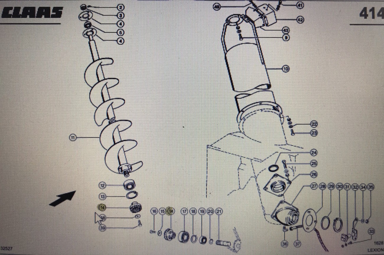 00 0735 888 0/koło koronowe/Lexion 580 460-440 480 670 750-740 Tucano 330-320 340 420-430