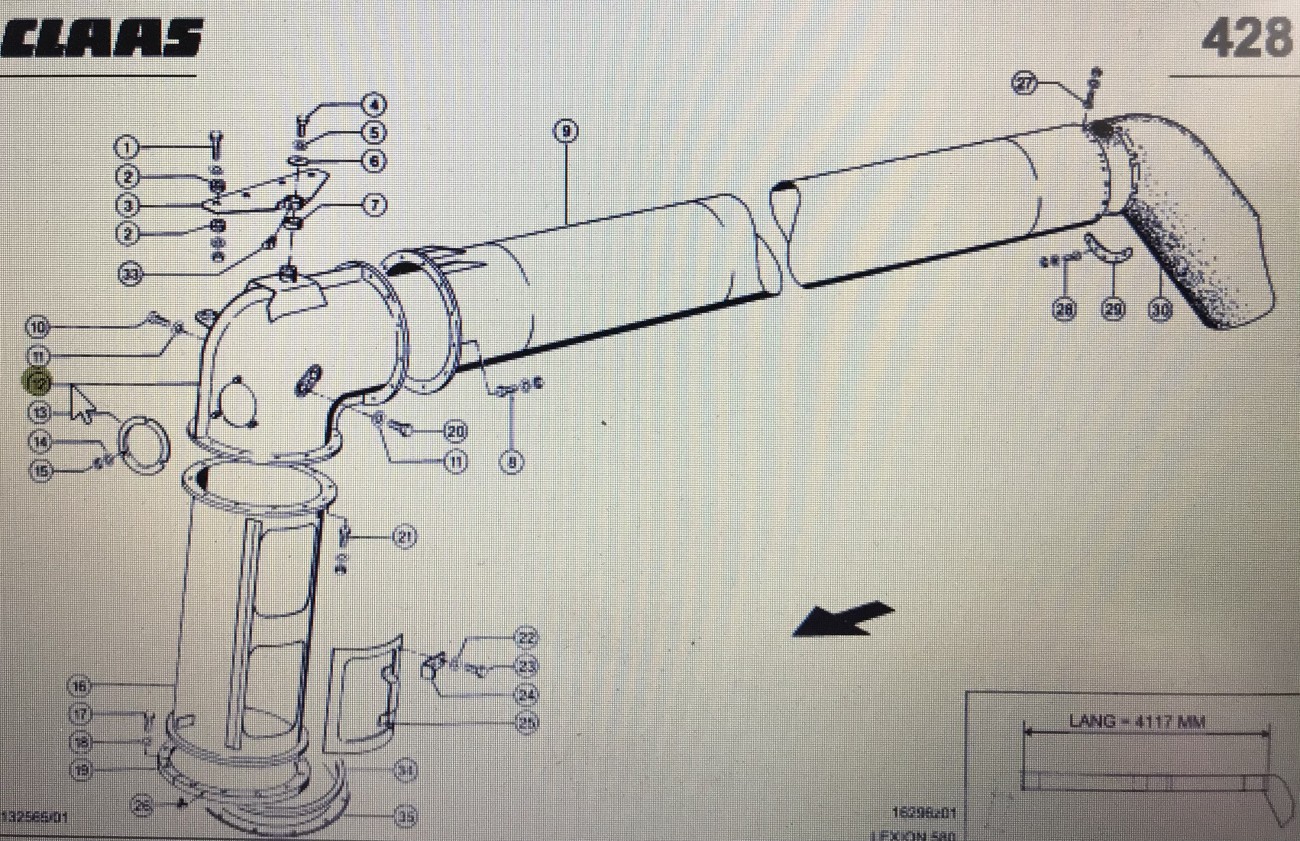 00 0751 988 1/tunel rurowy/Class Lexion 580 670-640 770 580-570 430-420 Tucano 320 580-570 430-420