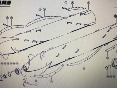 00 0752 871 2/00 0752 876 2/Claas Lexion rotor/Claas Lexion 580 480