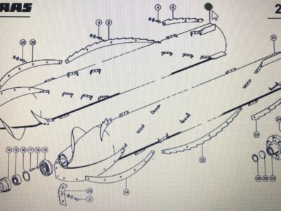 00 0752 871 2/00 0752 876 2/Claas Lexion rotor/Claas Lexion 580 480