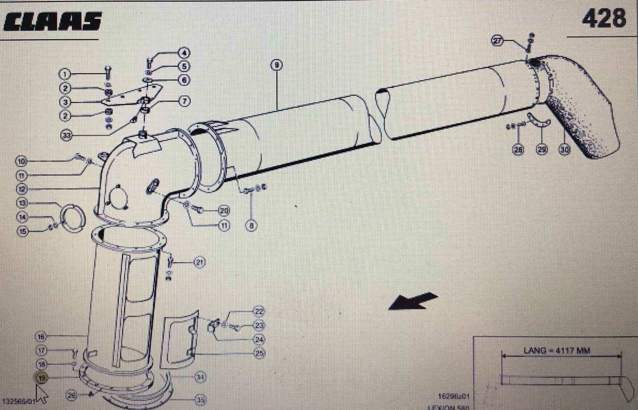 00 0792 993 1/Claas obrotnica/Claas Lexion 580 670 750-740 780-760 Tucano 320 750-730 580-570