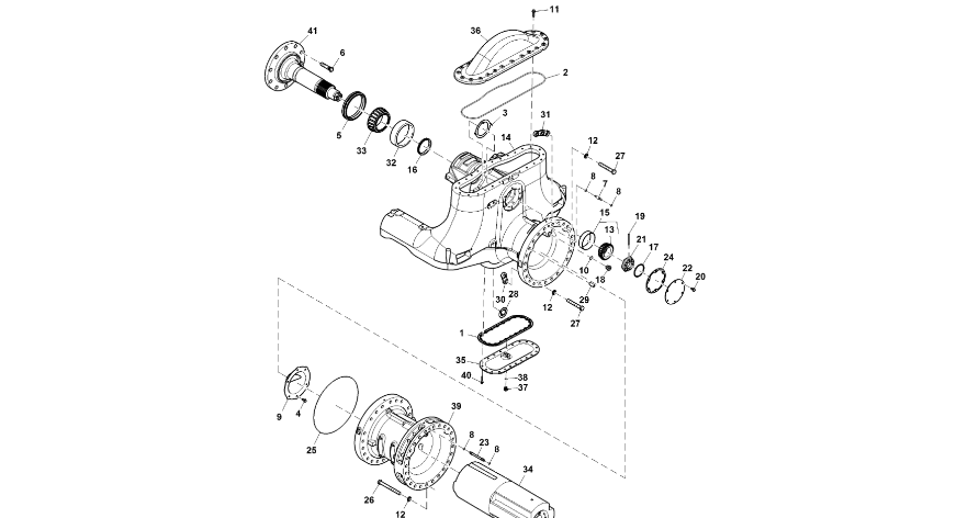John Deere 9470RX - Podkładka dystansowa RE580828 (Oś przednia i tylnia)