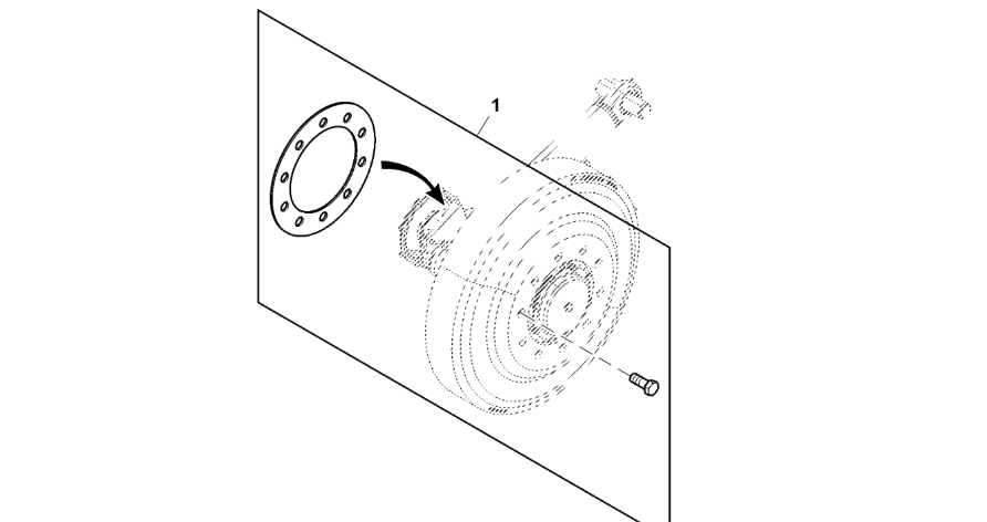 John Deere 9470RX - Zestaw gąsienicy BRE10393 (Gąsienice i obciąźniki)